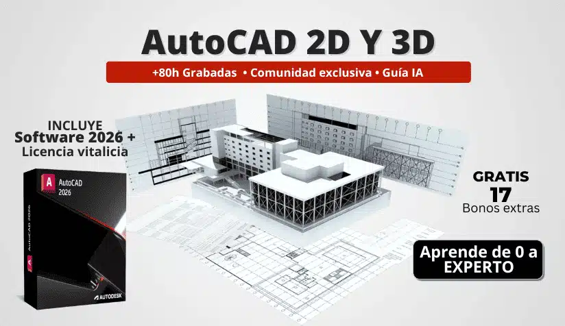 Curso Autocad 2026 desde 0 a experto.