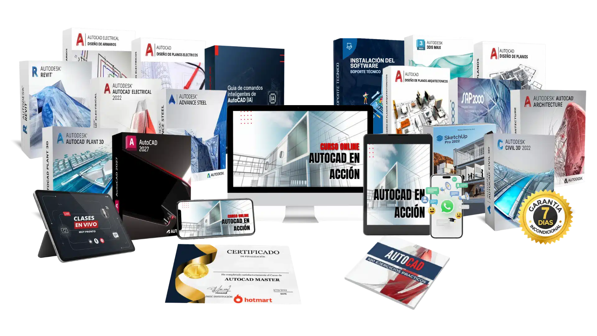 Curso de autocad + software gratis